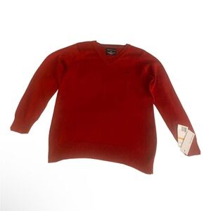 New Calvin Klein Boys V-neck Knit Sweater Size S (8)